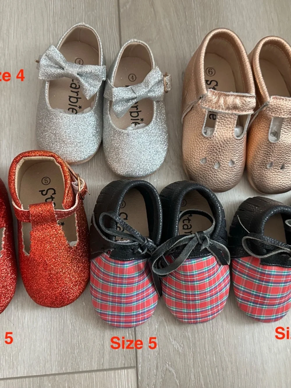 5 pairs various size lots Baby Shoes Lots Flash Sale toddler Shoes Sandals